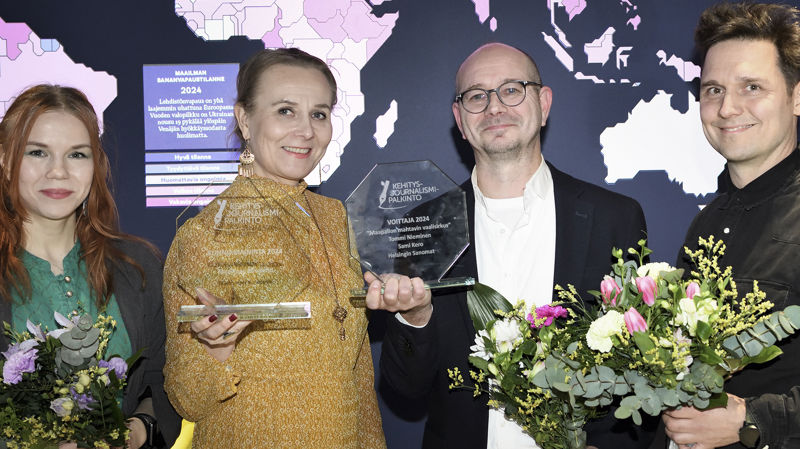 Nominera journalistik som berättar om kriser och konflikter som kandidat för priset för utvecklingsjournalism