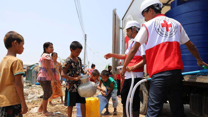 Hjälp ur katastroffonden för nödhjälp i Myanmar