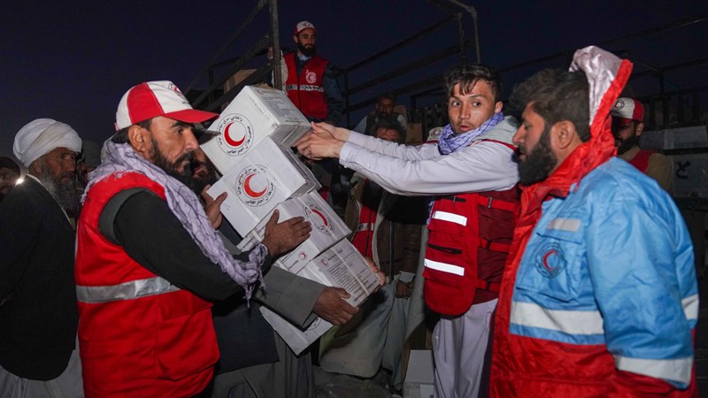 Finlands Röda Kors skickar katastroffondshjälp till skalvområdet i Afghanistan