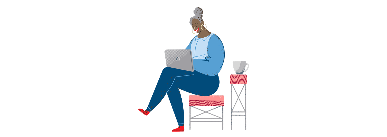 En av Röda Korsets biståndsarbetare tar hand om ett spädbarn på ett fältsjukhus.