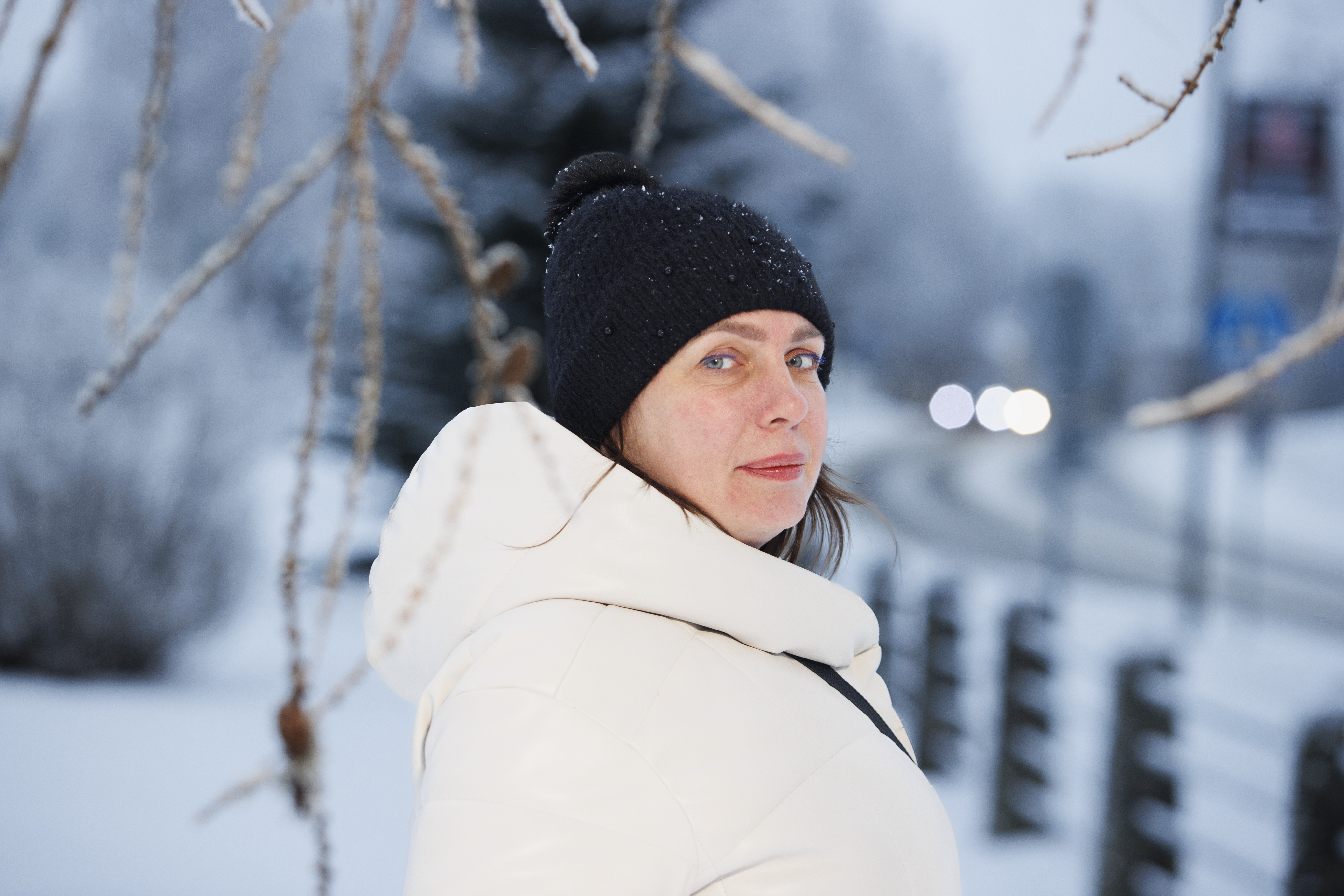 Halyna, som flydde från Ukraina, blev en frivillig hjälpare