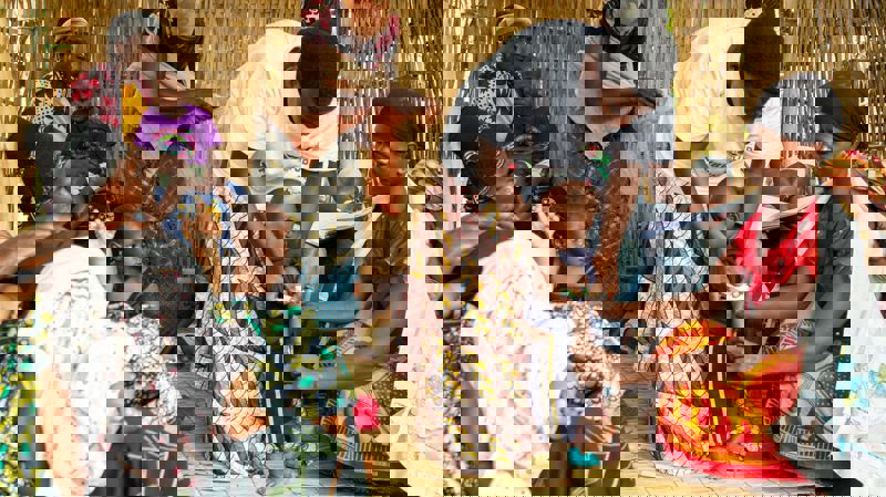 Röda Korset hjälpte barn med stöd från Näsdagens bidragsgivare – utvecklingssamarbetet fortsätter.