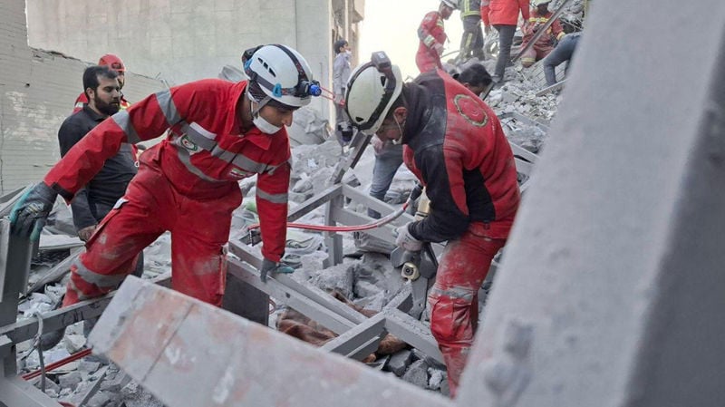 Stöd från Finlands Röda Kors för att hjälpa civila i Iran